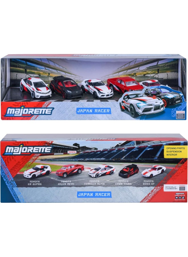 Majorette Japan Racer Toyota Die-cast Cars Gift Set (1:64, Pack of 5) - Image 1